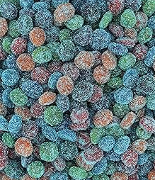 SUPER SOUR BLUE RASPBERRY GUSHERS - NOT FREEZE DRIED