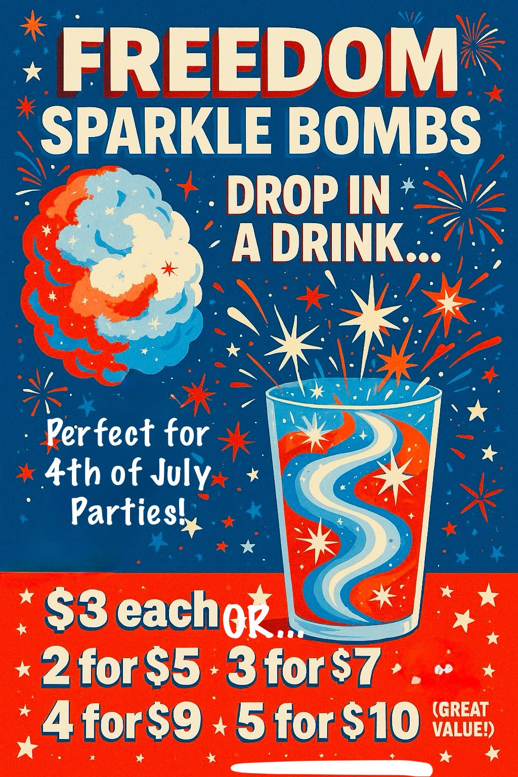 Freedom Sparkle Bombs-Bundle Deal!