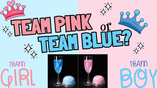 PICK PINK OR BLUE COTTON CANDY GLITTER BOMB - 10 PACK